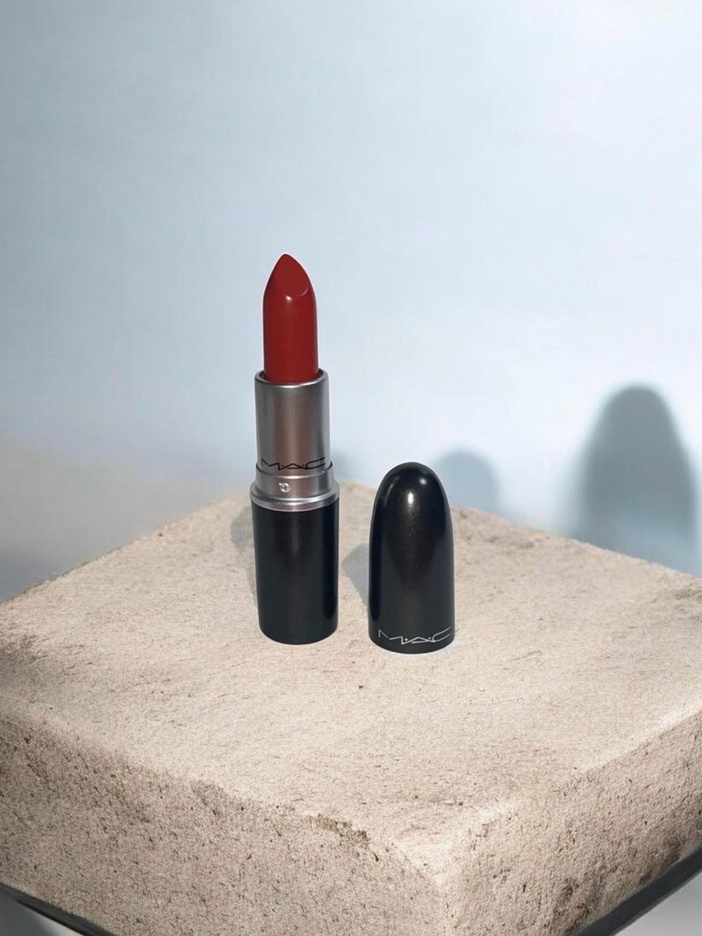 MAC Silky Matte Lipstick, CHILI, NEW UNBOXED